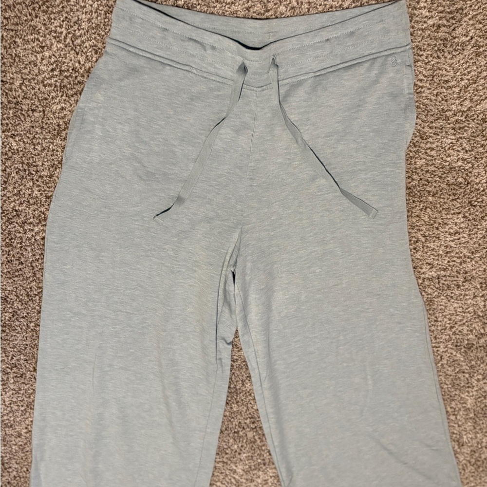 NWOT Loft Lou&Grey Light seafoam green wide leg pants Pants